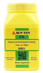 Sun Ten - Cyperus & Atractylodes (Yue Ju Wan) - 100 grams