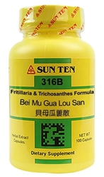 Sun Ten - Fritillaria & Trichosanthes (Bei Mu Gua Lou San) - 100 caps