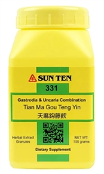 Sun Ten - Gastrodia & Uncaria (Gambir) Comb (Tian Ma Gou Teng Yin) - 100 grams