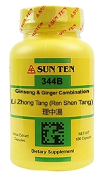Sun Ten - Ginseng & Ginger Comb (Li Zhong Tang) - 100 caps