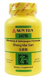 Sun Ten - Ginseng & Ophiopogon (Sheng Mai San) - 100 caps