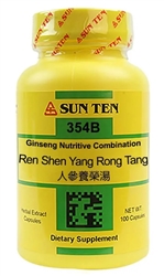 Sun Ten - Ginseng Nutritive Comb (Ren Shen Yang Rong Tang) - 100 caps