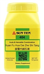 Sun Ten - Inula And Haematite Comb (Xuan Fu Hua Dai Zhe Shi Tang) - 100 grams