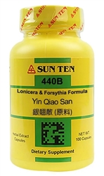 Sun Ten - Lonicera & Forsythia (Yin Qiao San) - 100 caps