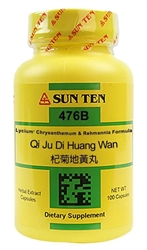 Sun Ten - Lycium, Chrysanthemum & Rehmannia (Qi Ju Di Huang Wan) - 100 caps
