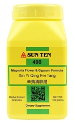 Sun Ten - Magnolia Flower & Gypsum Comb (Xin Yi Qing Fei Tang) - 100 grams