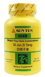 Sun Ten - Major Four Herb Comb (Si Jun Zi Tang) - 100 caps