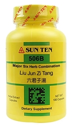 Sun Ten - Major Six Herb Comb (Liu Jun Zi Tang) - 100 caps