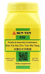 Sun Ten - Pinellia & Gastrodia Comb (Ban Xia Bai Zhu Tian Ma Tang) - 100 grams