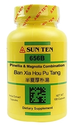 Sun Ten - Pinellia & Magnolia Comb (Ban Xia Hou Pu Tang) - 100 caps