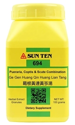 Sun Ten - Pueraria, Coptis, & Scute (Ge Gen Huang Qin Huang Lian Tang) - 100 grams