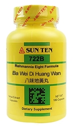 Sun Ten - Rehmannia Eight (Ba Wei Di Huang Wan) - 100 caps