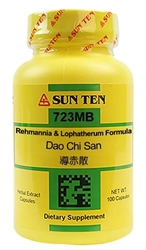 Sun Ten - Rehmannia & Lophaterum (Dao Chi San) - 100 caps