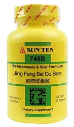 Sun Ten - Schizonepeta & Siler (Jing Fang Bai Du San) - 100 caps