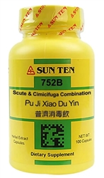 Sun Ten - Scute & Cimicifuga Comb (Pu Ji Xiao Du Yin) - 100 caps