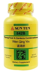 Sun Ten - Tang-Kuei & Gardenia Comb (Wen Qing Yin) - 100 caps