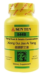 Sun Ten - Tang-Kuei & Gelatin Comb (Xiong Gui Jiao Ai Tang) - 100 caps