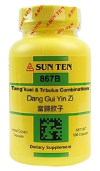 Sun Ten - Tang-Kuei & Tribulus Comb (Dang Gui Yin Zi) - 100 caps