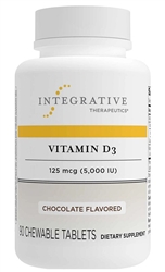 Integrative Therapeutics - Vitamin D3 5000 IU (Chocolate) - 90 chews