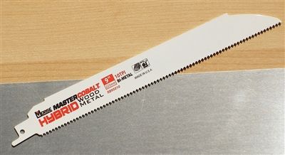 MK Morse Master CobaltÂ® Hybrid 9" - 10 TPI Heavy Duty Wood/Metal Combination Sawzall Reciprocating Saw Blade