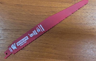 Freud Diablo 9" 8/10 TPI Demolition Sawzall Reciprocating Saw Blade