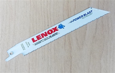 Lenox 6" - 10/14 TPI Wood & Metal Cutting Reciprocating Saw Blade
