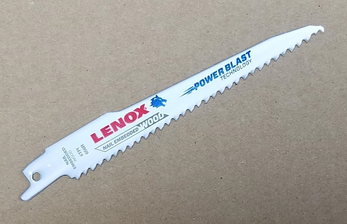 Lenox Heavy Duty Wood Cutting Reciprocating Saw Blade - 6", 6TPI