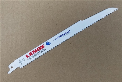 Lenox 956R 9" - 6 TPI Heavy Duty Wood Cutting Reciprocating Saw Blade