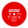 12" x 80T Carbide Tipped Diablo Fine Finish Saw Blade