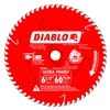 6 1/2" x 60T Diablo Ultra Finish Carbide Circular Saw Blade
