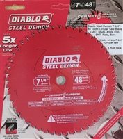 7 1/4" x 48T Cermet Diablo Saw Blade