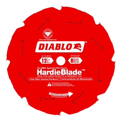 Chop Saw Wheel - Hardie Wheel - 12" x 8T