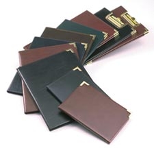 Classic Collection Pad Holder-Black or Burgundy