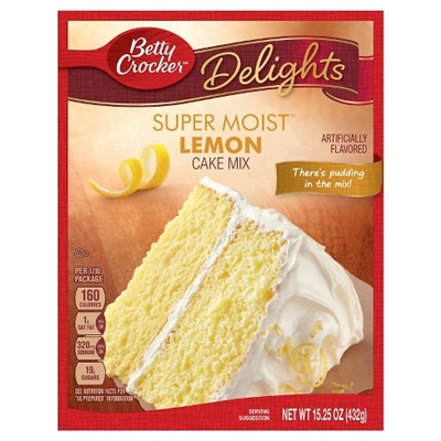 Betty Crocker Super Moist Lemon Cake Mix