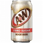 Can - A & W *** ZERO***Root Beer [24]