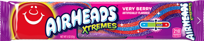 AirHeads Extreme Sour Belts Very Berry