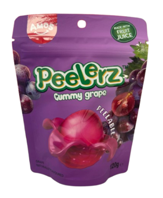 AMOS Peelerz Gummy Grape Peg Bag [24]