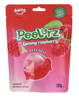 AMOS Peelerz Gummy Raspberry Peg Bag [24]