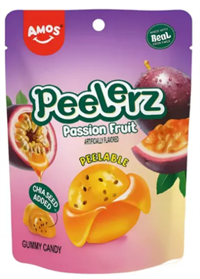 AMOS Peelerz Gummy Passionfruit Peg Bag