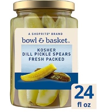Bowl & Basket Kosher Dill Pickles Spears [12]