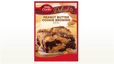 Betty Crocker Peanut Butter Brownie Bar Mix [8]