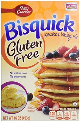 Betty Crocker GLUTEN FREE Bisquick Pancake & Baking Mix [6]