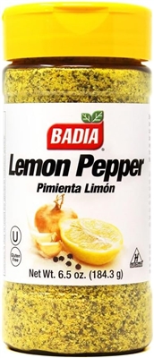 Badia Lemon Pepper 6.5oz/ 184.3g