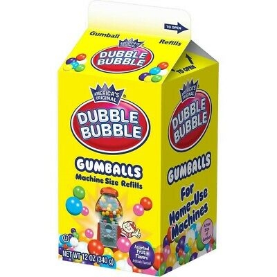 Dubble Bubble Gum Balls Machine Size Refills | Candy
