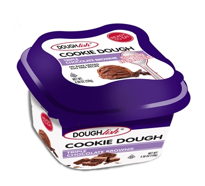 Doughlish -  Triple Chocolate Brownie Edible Dough [12]