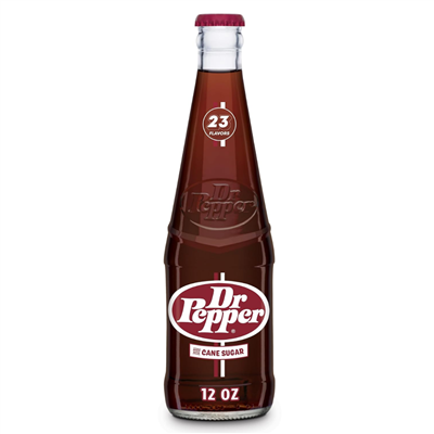 Dr Pepper Cane Sugar (Glass bottle) 355ml