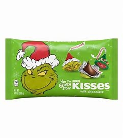 Hersheys Grinch Kisses Bag [12]