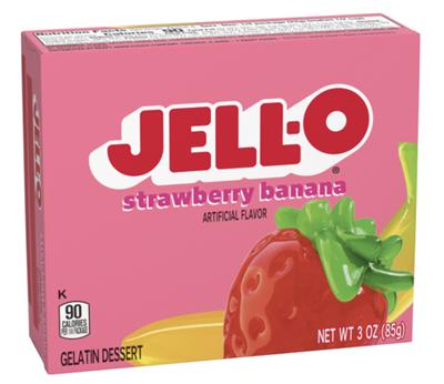 Jell-O Strawberry Banana