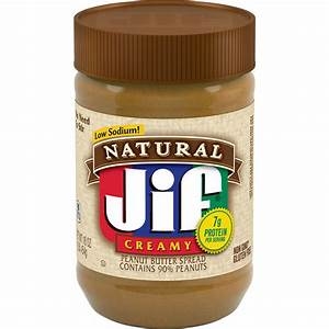 Peanut Butter Spread - Jif NATURAL CLEARANCE
