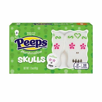 Peeps Marshmallow Skulls 3 count | Candy